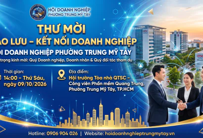 THƯ MỜI GIAO LƯU – KẾT NỐI DOANH NGHIỆP